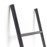 thumbnail of Zeller Leiter-Handtuchhalter Metall schwarz 38 x 2 x 176 cm