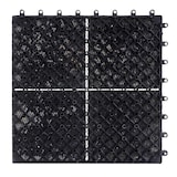 thumbnail of Baldosa HWC-E18, baldosa balcón/terraza piedra natural, 11x c/u 30x30cm = 1m² ~ color granito