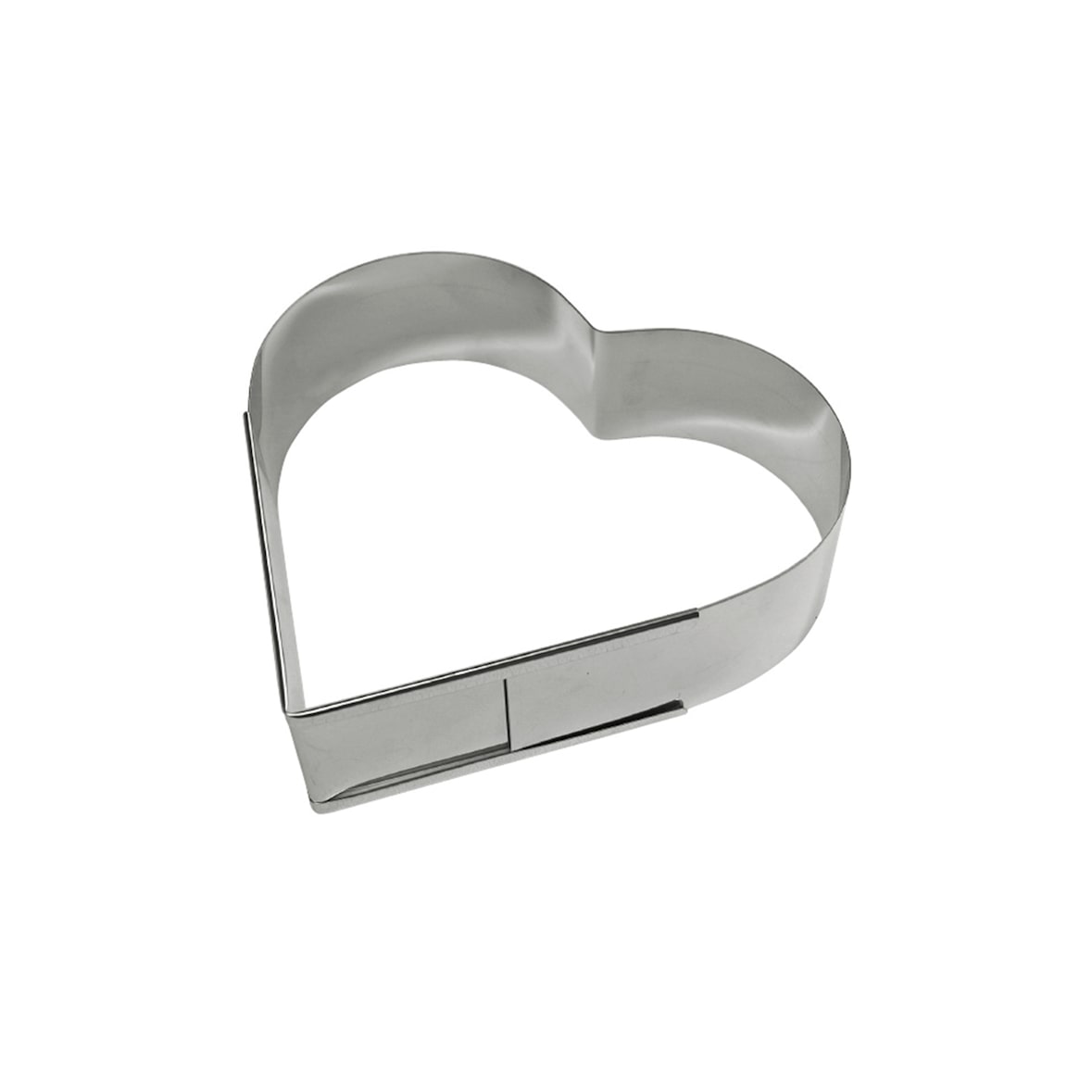 Schneider - Backrahmen "Herz" Edelstahl, verstellbar, 430 - 500 mm, Höhe: 70 mm