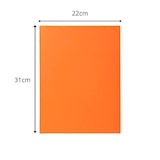 thumbnail of Exacompta  Cod. 850007E - Cartelle semplici SUPER 60 - 22x31cm arancione  - 5 Confezioni da 250 pz.