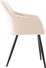 thumbnail of 4er Set Esszimmerstuhl Shila beige/Samt