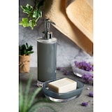 thumbnail of Excelsa dispensador y vaso baño Spa plástico gris