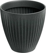 thumbnail of WellHome - Blumentopf aus rotationsgeformtem Kunststoff 32L Ø40x40cm in farbe Graphitgrau - Latia Round MIDL