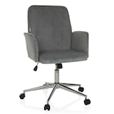 thumbnail of Bürostuhl / Drehstuhl / Schalenstuhl SOLAO CORD Stoff grau hjh OFFICE