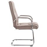 thumbnail of 2er Set Freischwinger Attila Stoff taupe