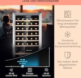 thumbnail of Klarstein Vinamour 32 Uno Weinkühlschrank 1 Zone 95 L / 36 Flaschen 4-18°C Touch Edelstahl
