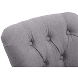 thumbnail of Sgabello Lakewood stoffa antico-scuro grigio chiaro