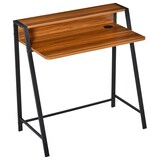 thumbnail of Escritorio Mesa de Ordenador 84x45x85 cm con Encimera de Madera y Patas de Metal Estilo Moderno para Oficina Estudio Dormitorio Carga 20 kg