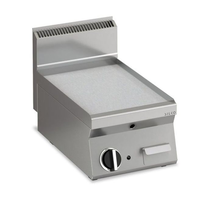 KBS Elektro Grillplatte gerillt aus Edelstahl Fläche 396X555mm 1 Heizzone