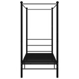 thumbnail of vidaXL Himmelbett Schwarz Metall 100x200 cm