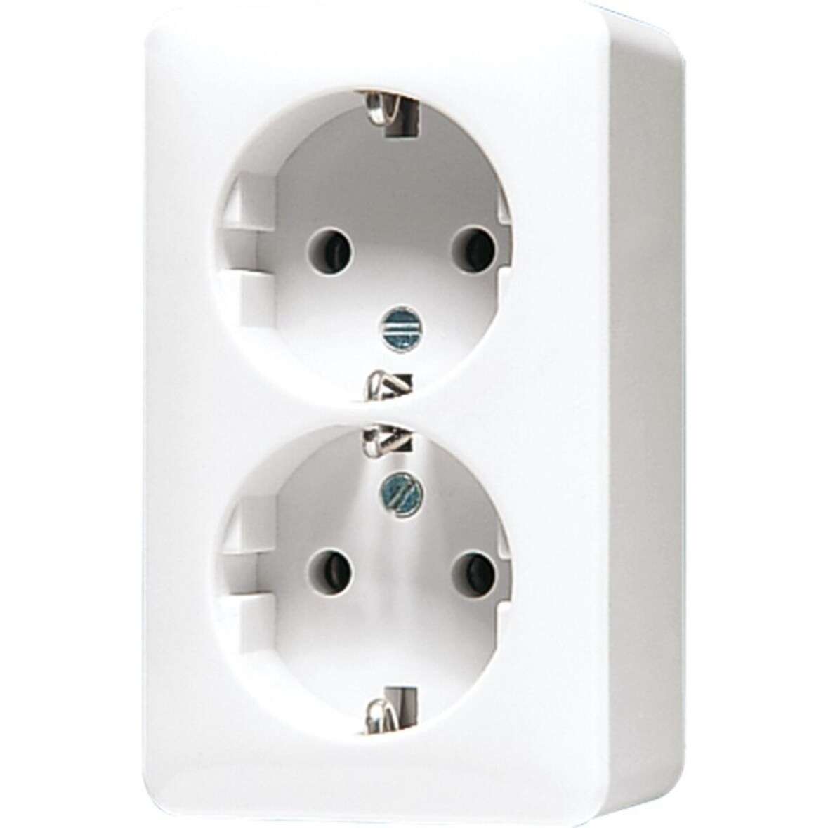 Jung SCHUKO-Steckdose 2-fach 6020 A WW 6020AWW