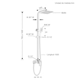 thumbnail of Conjunto de chuveiro Modelo Maza Preto