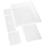 thumbnail of Etiketten-Schutzhülle A6 mit Kopfleiste und Öse 100 Stück