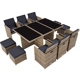 thumbnail of tectake set in rattan New York - naturale - 403642