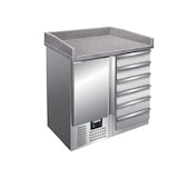 thumbnail of Saro Pizzatisch Mit Schubladen Modell Pz 4001, Maße: B 955 X T 700 X H 1020