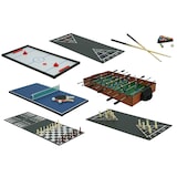 thumbnail of Tischkicker HWC-M33, Tischfußball Billard Hockey 7in1 Multiplayer Spieletisch, MDF 80x123x101cm