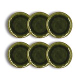 thumbnail of Ogo Living - Lot 6 assiettes plate meta 26.5cm en grès vert