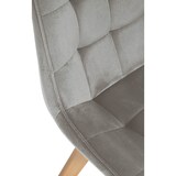 thumbnail of 2er Set Stühle Brook Samt grau