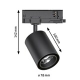 thumbnail of Paulmann ProRail3 LED Schienenspot Kratos   36°  3100lm 25W 4000K  230V Schwarz 96578