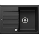 thumbnail of BLANCO ZIA 45 S Compact Einbauspüle SILGRANIT schwarz ab 45 cm Excenter