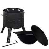 thumbnail of Utschak mit Kazan 16 L Set Kasan aus Gusseisen Schüreisen