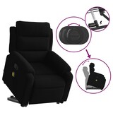 thumbnail of vidaXL Massagesessel mit Aufstehhilfe Elektrisch Schwarz Samt