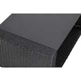 thumbnail of METRO PROFESSIONAL Salotto da esterno Brantford 4 pezzi, polyrattan/poliestere, 2 poltrone singole, 1 divano a 2 posti, 1 tavolino, nero