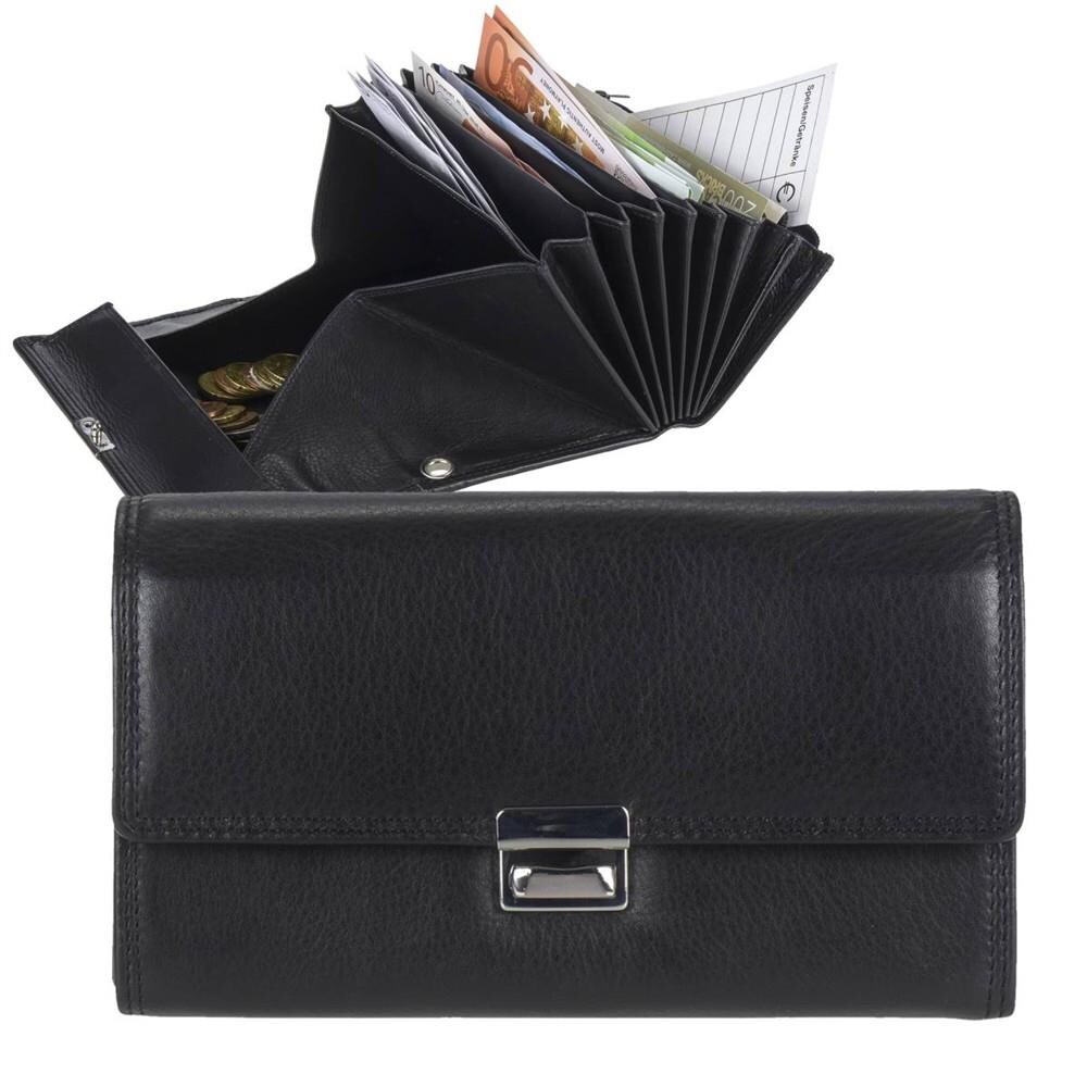 Esquire Kellnerbörse Leder schwarz Taxibörse Geldbörse Portemmonaie Bedienungsbörse 5001-90-00