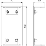 thumbnail of OBO Bettermann Endstück GA-E70130RW 6279370