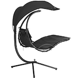 thumbnail of tectake Poltrona flutuante Elaria com toldo e bolsa lateral - Preto