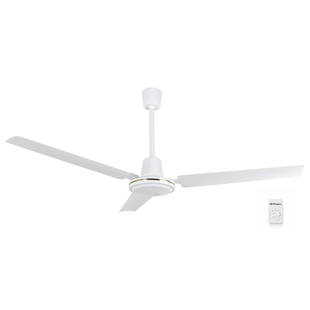 Orbegozo ventilador de techo CF 86140, 5 velocidades, 3 aspas, 140 cm diámetro, 70 W