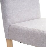 thumbnail of 4er-Set Esszimmerstuhl Stuhl Küchenstuhl klassisch und zeitlos  | HxBxT 90x43x56cm | Sitzhöhe 45cm |  Textil  |  helle Beine |  Creme-Beige