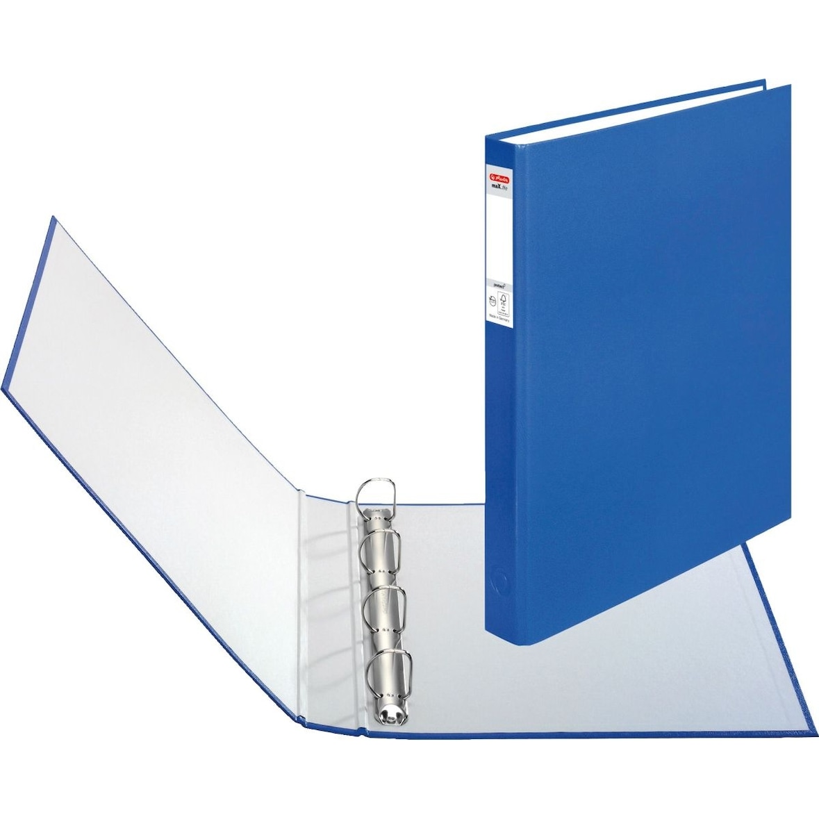 Ringbuch protect 4 Ringe A4 blau maX.file