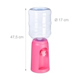 thumbnail of Relaxdays Wasserspender mit Tank & Zapfhahn, Tisch Trinkwasserspender Büro, 4,5 l, Kunststoff, H x D: 47,5 x 17 cm, pink