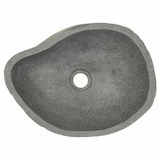 thumbnail of vidaXL Waschbecken Flussstein Oval (37-46)x(29-36) cm
