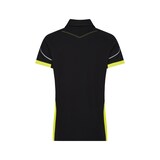 thumbnail of DASSY® Veracruz Women Damen-Poloshirt, Logix, Mesheinsätze, COPES 83, Brusttasche Reflexbiese, OEKO-TEX®, Art. 710071 schwarz/neongelb XS