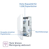 thumbnail of Tork PeakServe Mini dispenser voor eindeloos papieren handdoeken Wit H5, hoge capaciteit, Elevation design, 552550