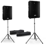 thumbnail of Pack SONO 2 enceintes 2x700W AMP-1000 MKII Pieds+cables