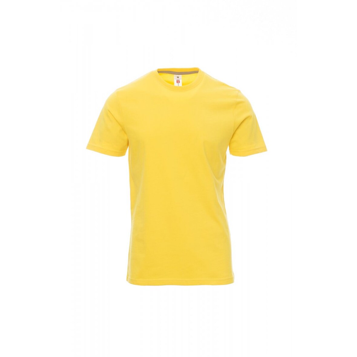PAYPER T-Shirt SUNRISE – Kurzarm-Shirt aus Baumwolle mit Rundhalsausschnitt und angenehmer Passform gelb XS