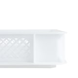 thumbnail of Caisse finement ajourée GILAC 600 x 400 x 100 mm 18 L - Blanc