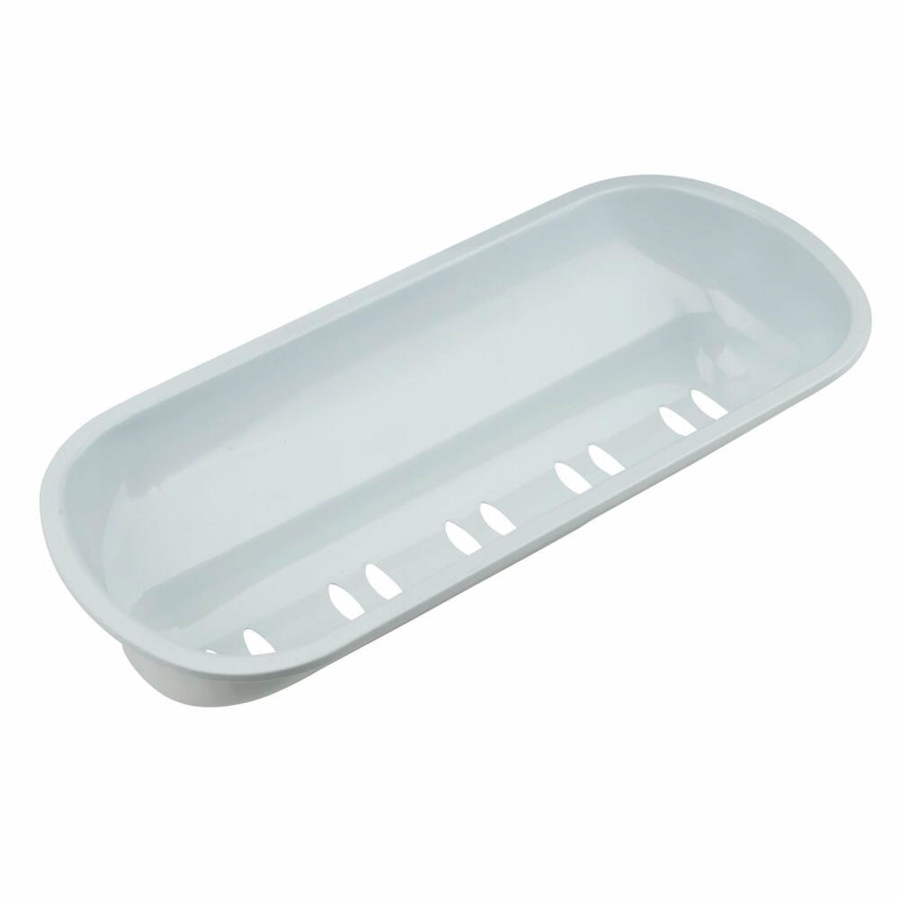 Dr. Oetker Stollenbackform White Christmas Baking, Backform, Stollenform, Stahlblech, Weiß, 1398