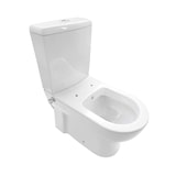 thumbnail of Stand-WC Bidet/Taharet Kombination inkl. Armatur heiß/kalt + Spülkasten + Deckel + Spülventil Komplett-Set