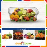thumbnail of DayBays 4000 Stk. Feinkostbecher PP 200 cc. 108x81x44 mm eckig Kombi-Verpackung inklusive passende Deckel