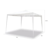 thumbnail of Wasabi - Abnehmbares Zelt 3x3 m Cies Weiß – Windschutz und Befestigungsheringe – Aluminium- und Stahlstruktur