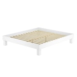 thumbnail of Waschweißes Doppelbett 200x200 Buche Holzbett mit wählbarem Zubehör V-60.87W-20 Rollrost inkl.