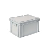 thumbnail of Set, 6x EPS Thermobox 10,4 Liter in Eurobox 400x300 mm grau mit Auflagedeckel