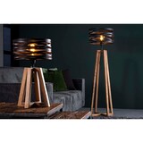 thumbnail of KAWOLA Stehleuchte DALIAN Stehlampe Holz/Metall schwarz