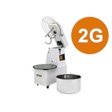 thumbnail of Prismafood ITR 40 2G Teigknetmaschine 35 kg, 41 Liter, aufklappbarem Rührwerk und abnehmbaren Kessel, für Pizza- und Brotteig mit 2 Geschwindigkeiten