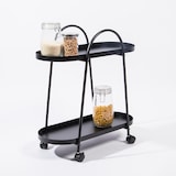 thumbnail of Carrinho URBAN MOVE com 2 Prateleiras e Rodízios Preto