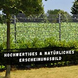 thumbnail of zaun|zu® Sichtschutzstreifen Stein Bunt bedruckter Sichtschutz 2,5m x 2,0m